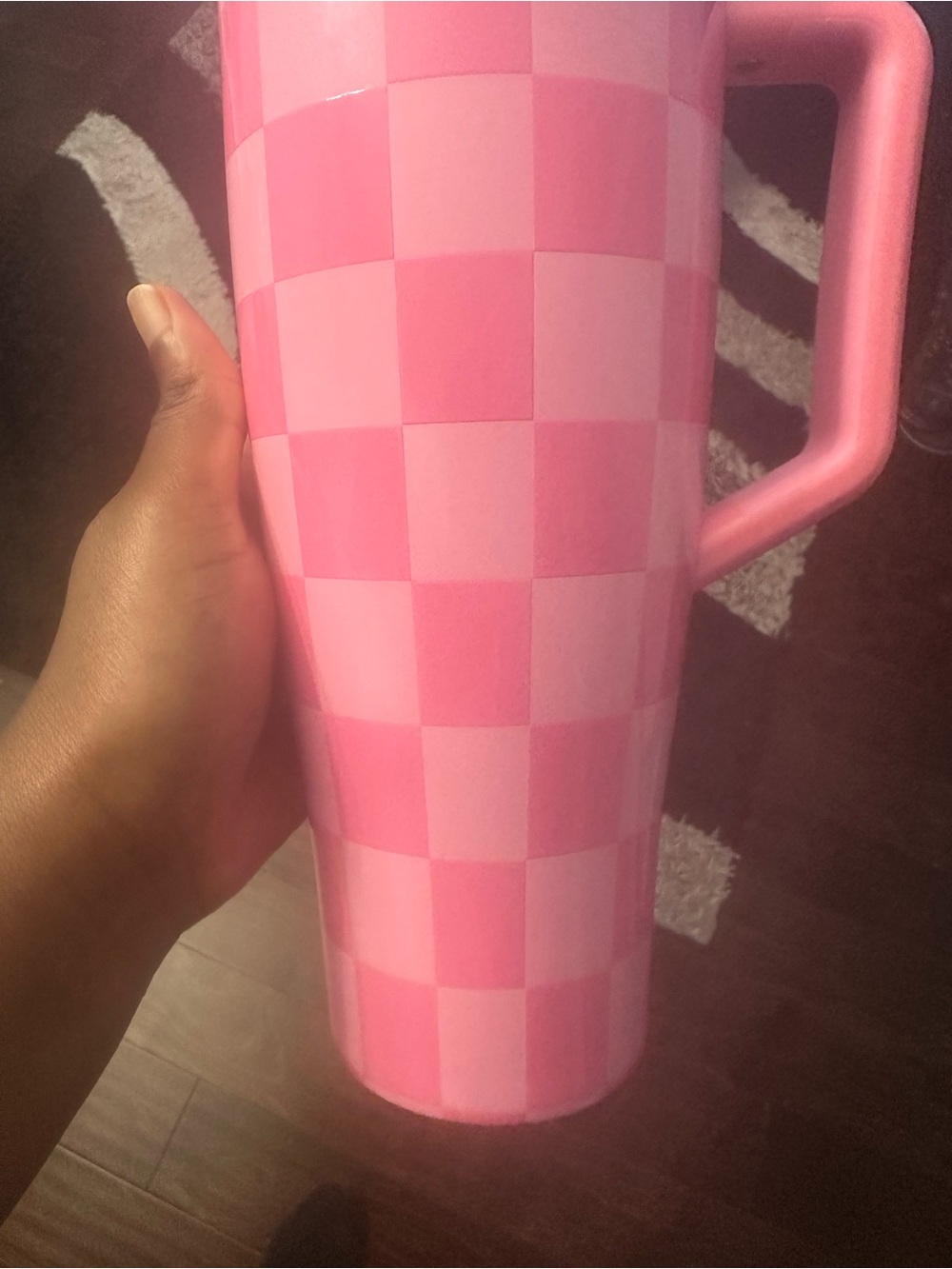 Pink Checkered Era 40oz - Picture 6 of 14